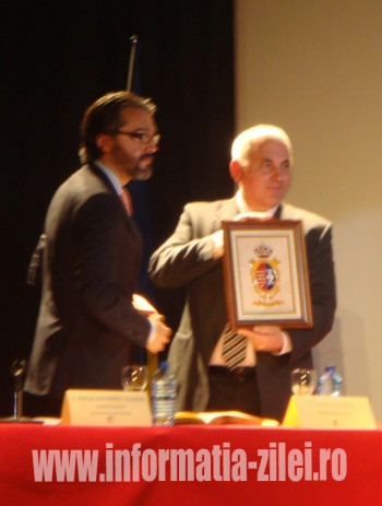 Primarul Traian Ciurdas alaturi de omologul sau din Brunete - Spania
