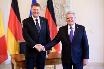 Klaus Iohannis și președintele Germaniei