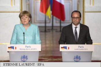 Angela Merkel si Francois Hollande