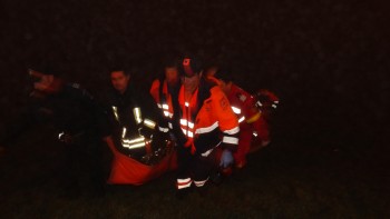 Au intervenit echipajele de la Pompieri, SMURD, Ambulanta