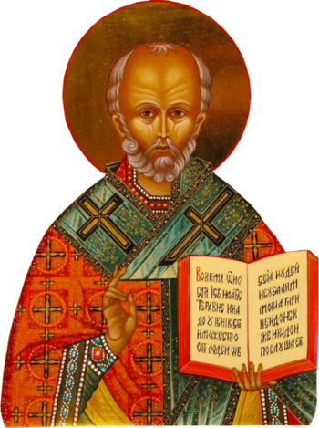 Sfântul Ierarh Nicolae, Arhiepiscopul Mirelor Lichiei sărbătorit de creştini pe 6 decembrie