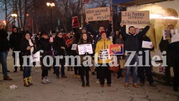 Protest la Satu Mare