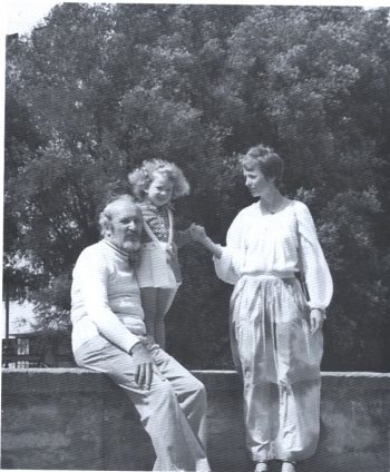 Cu a doua soție și una din fiice, anii 70